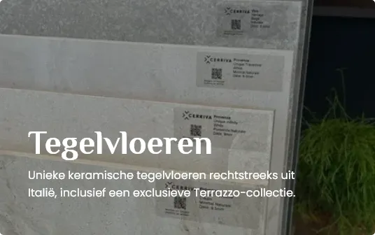Keramische tegelvloeren uit Italië uit het assortiment van Het Vloerenhof
